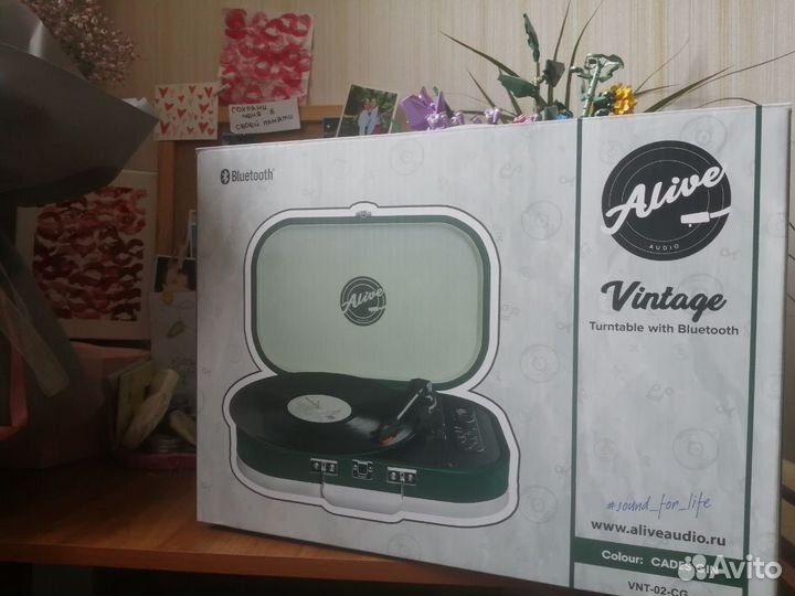 Виниловый проигрыватель alive