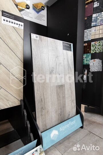 Кварцвиниловая плитка Alpine Floor Premium XL Eco7-22 Дуб Серебряный