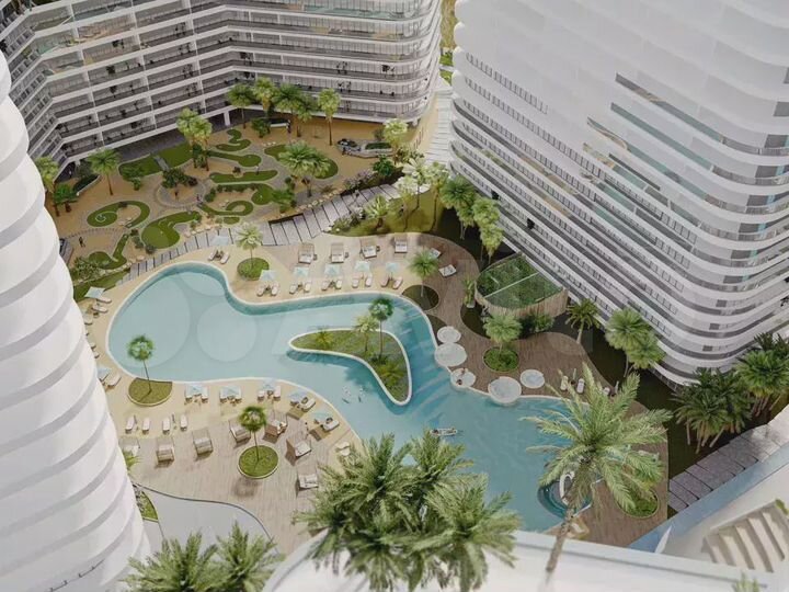 Квартира-студия, 51 м² (ОАЭ)