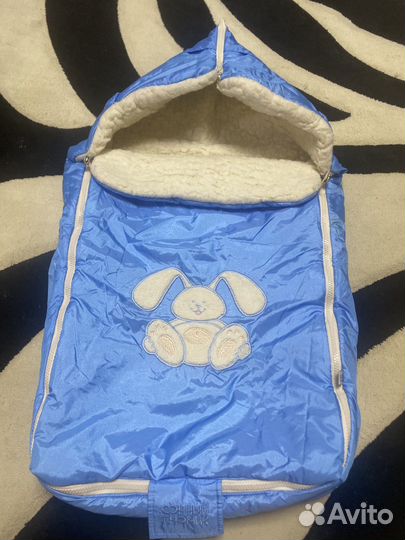 Зимний конверт в коляску