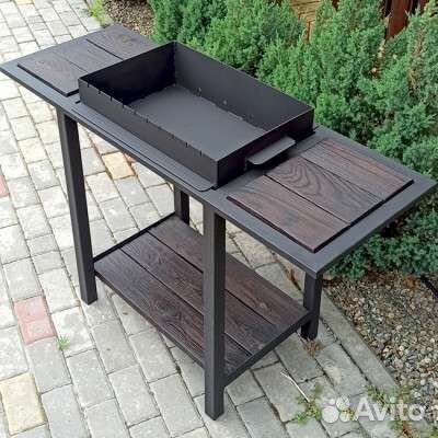Мангал с крышей