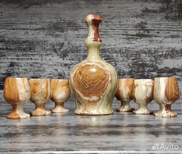 Набор подарочный из оникса новый