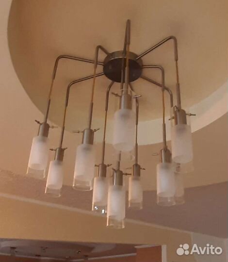 Люстра потолочная бу