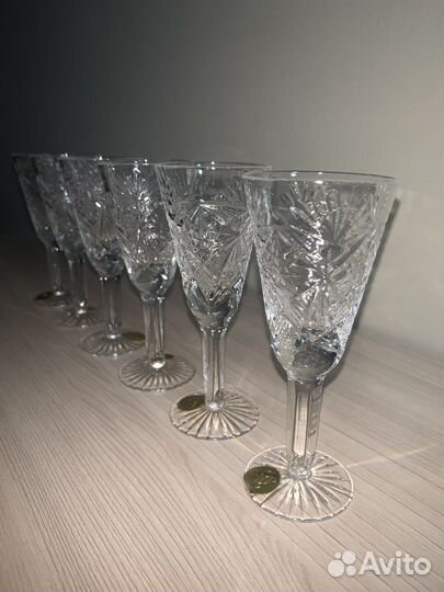 Хрустальные рюмки СССР