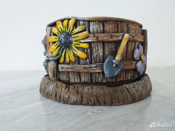 Горшочек сувенирный. Для цветов. №2