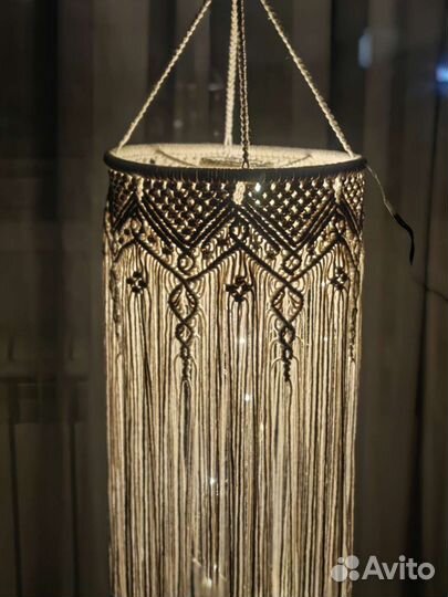 Абажур макраме