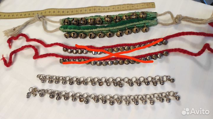 Индийские колокольчики браслеты украшения гунгру