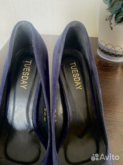 Туфли замша