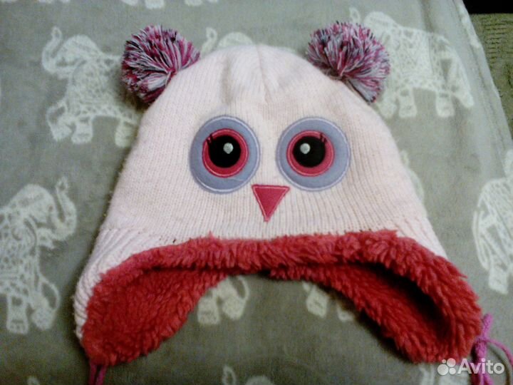 Шапки зимние на девочку пакетом