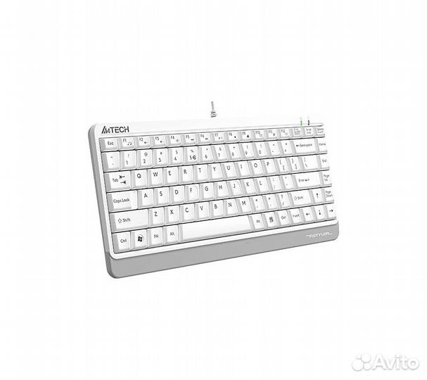 Клавиатура A4Tech Fstyler FKS11, белый/серый