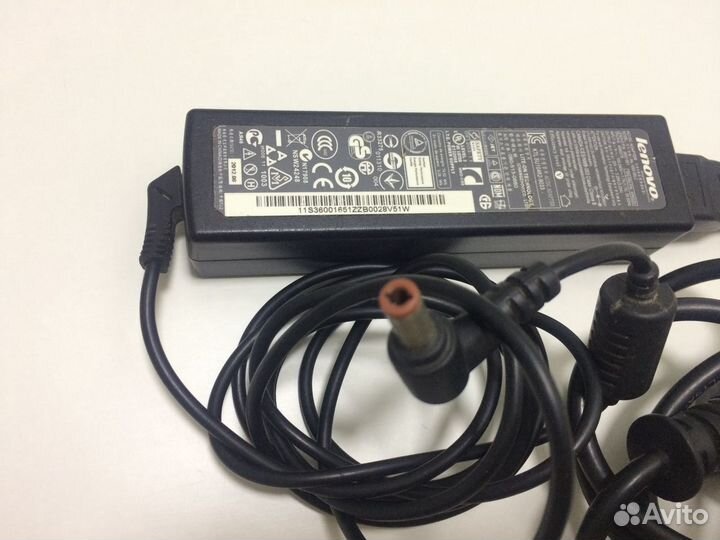 Блок питания ноутбука Lenovo 20v 3,25a 65w 5,5x2,5