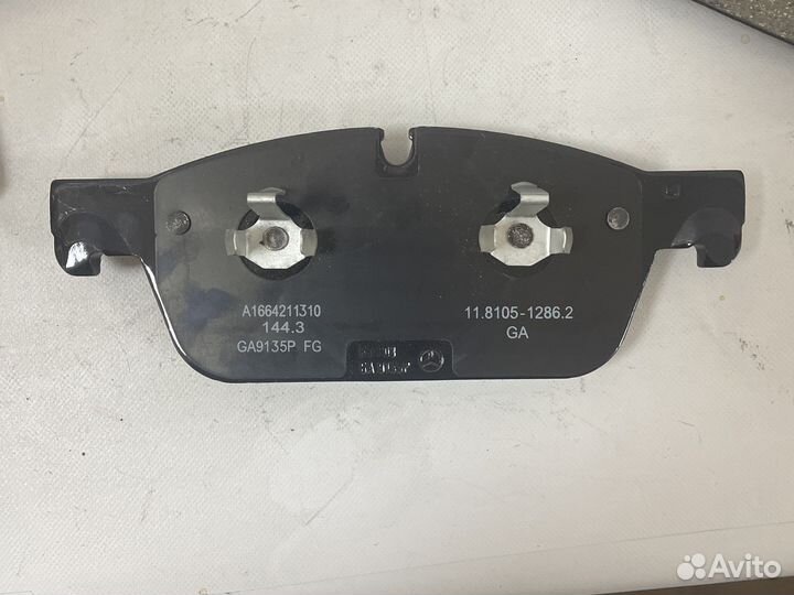 Колодки тормозные Mercedes GL W166 A0074207920