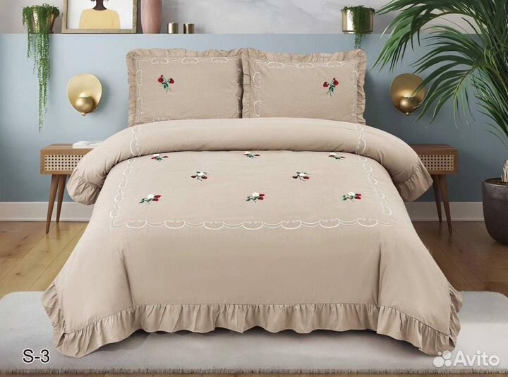 Постельное белье клубничка Турция