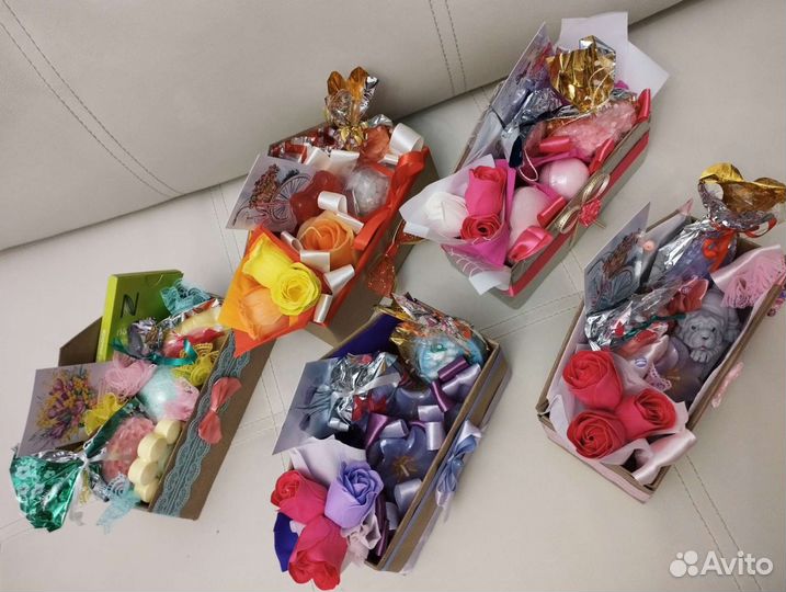 Мыльная композиция воробке