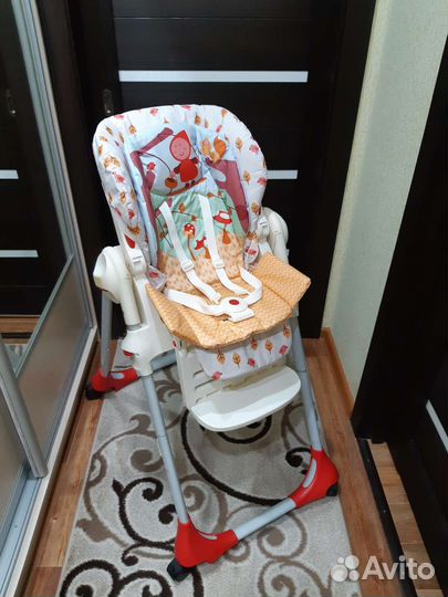 Стульчик для кормления chicco polly