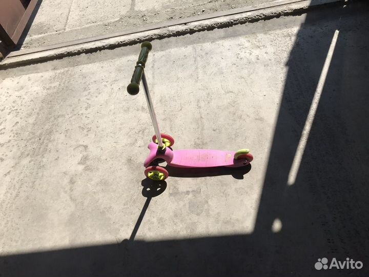 Самокат детский трехколесный бу