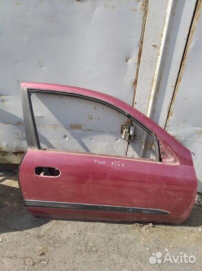 Дверь Ниссан Альмера N16 купе передняя правая