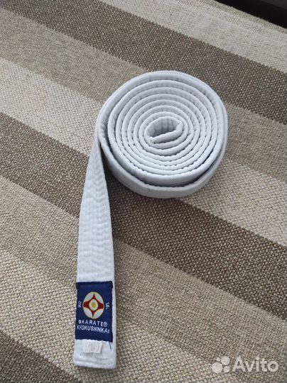 Кимоно и пояс карате Киокушинкай