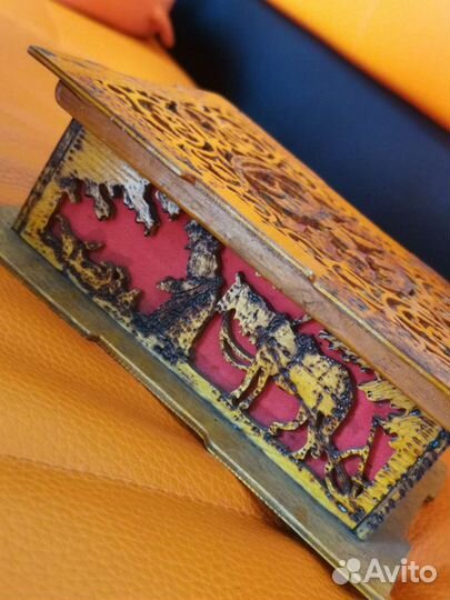 Шкатулка деревянная СССР