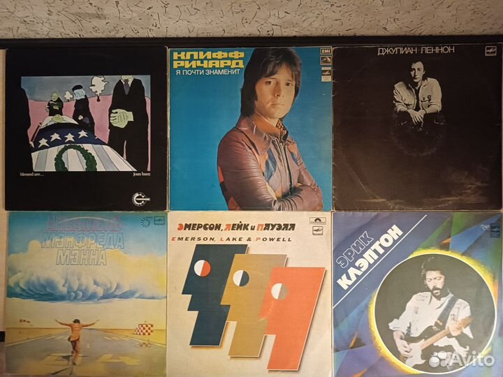 Виниловые пластинки. Зарубежная рок-музыка