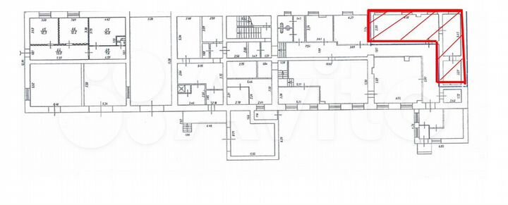 Офисное помещение с арендатором, 46.1 м², 1 этаж