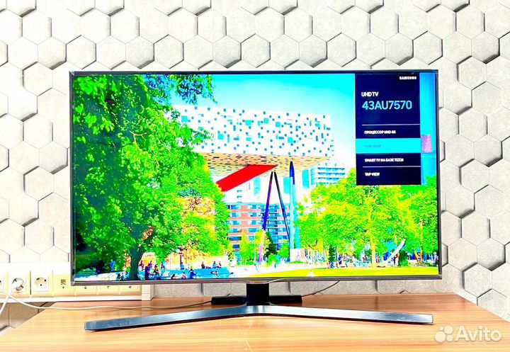 Телевизор samsung 43 4K HDR 10+ SmartTv