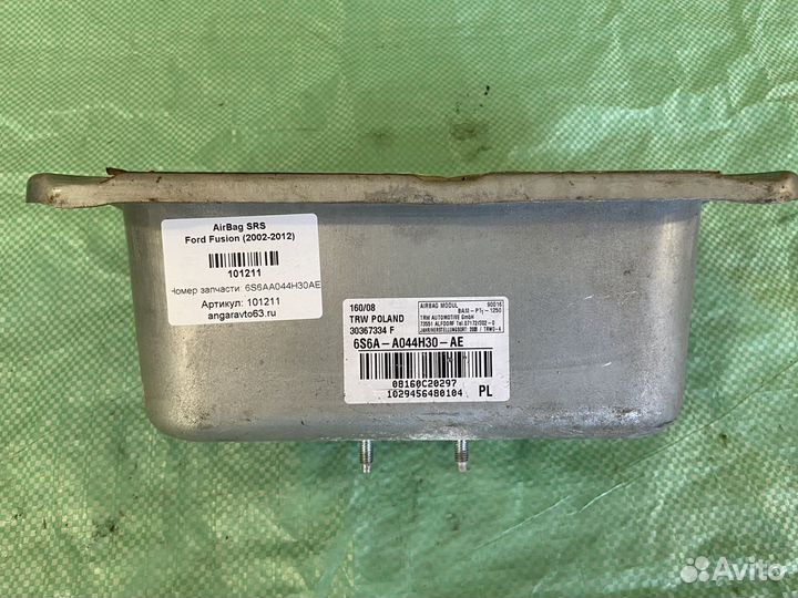 Airbag Srs Ford Fusion (2002-2012)