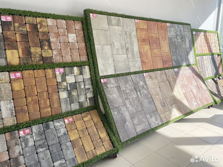 Тротуарная плитка сухопрессованная