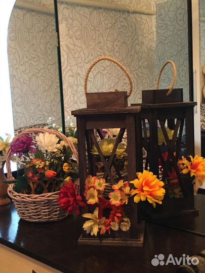 Подсвечник из дерева