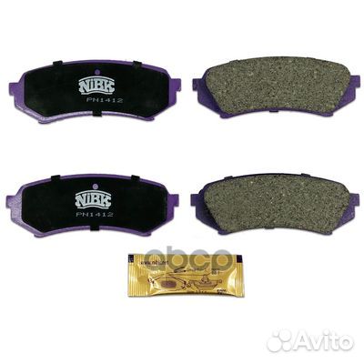 Колодки задние (toyota land cruiser 100 9807/LE