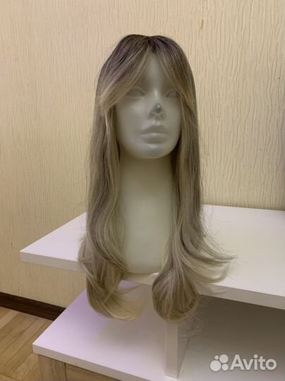 Парик мелирование блонд на сетке