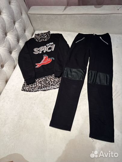 Костюм (брюки+кофта) 146 см