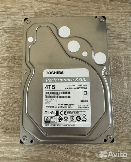 Toshiba x300 4TB (4000GB)
