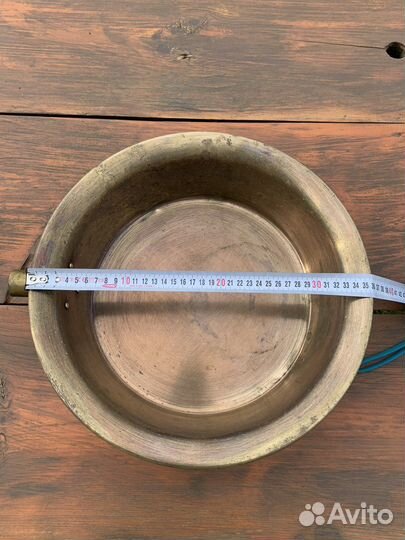 Латунный таз для варенья