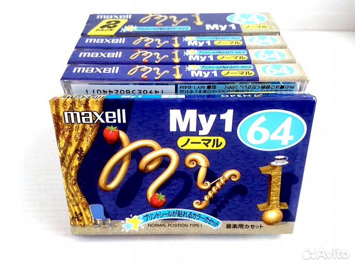 Аудиокассеты кассеты Maxell My 1 64 - 1999 г