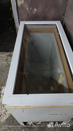 Морозильный ларь со стеклом бу