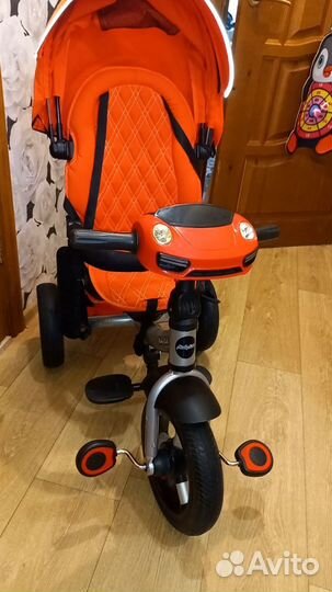 Велосипед с родительской ручкой