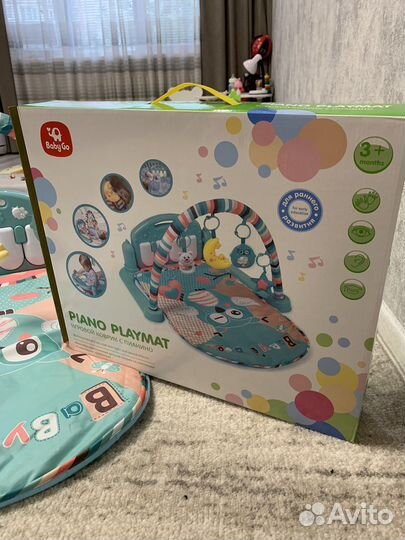 Игровой коврик с пианино