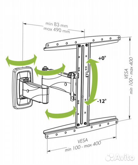 Кронштейн для телевизора на стену
