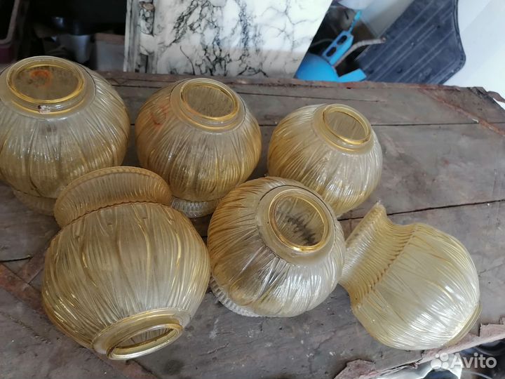 Плафоны для люстры 6шт