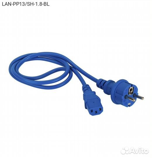 Кабель питания lanmaster LAN-PP13/SH IEC-320 C13