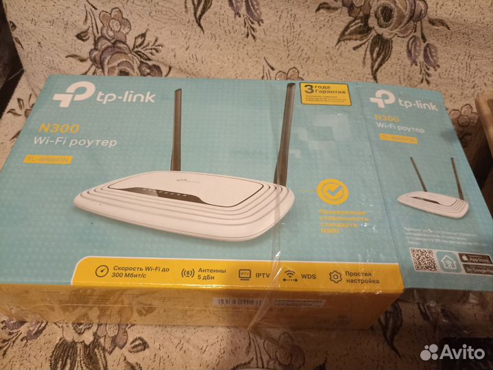 Роутер WiFi новый в упаковке, маршрутизатор