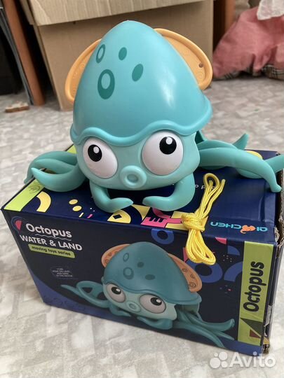 Заводной осьминог игрушка
