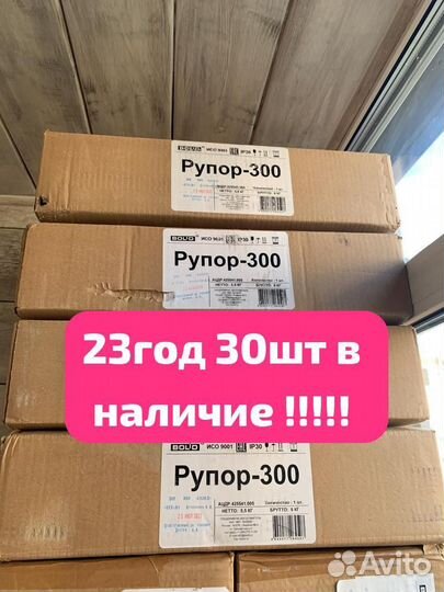 Рупор -300 30 шт23год болид bolid