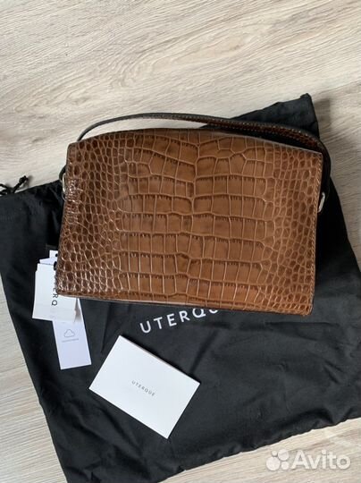 Сумка кроссбоди massimo dutti uterque кожа