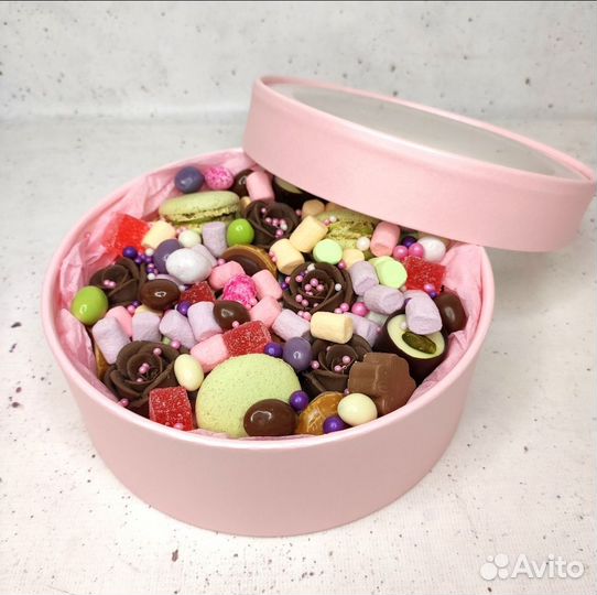 Сладкий подарочный набор. Подарок маме