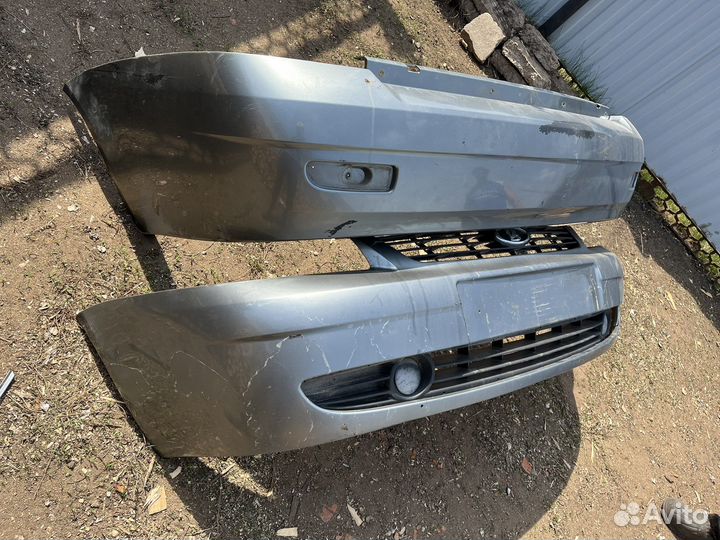 Бампер задний приора