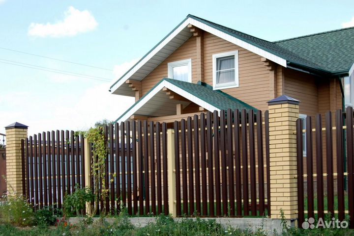 Штакетник металлический