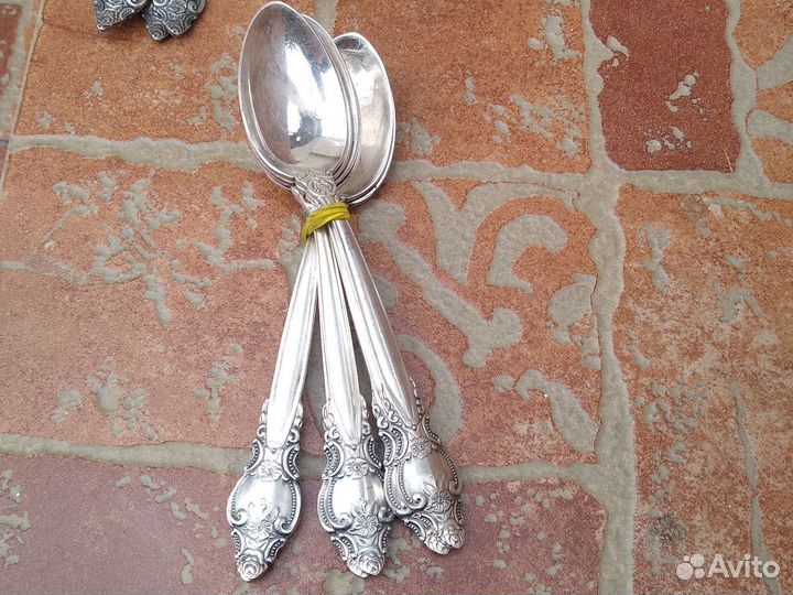 Приборы Троянда, мельхиор