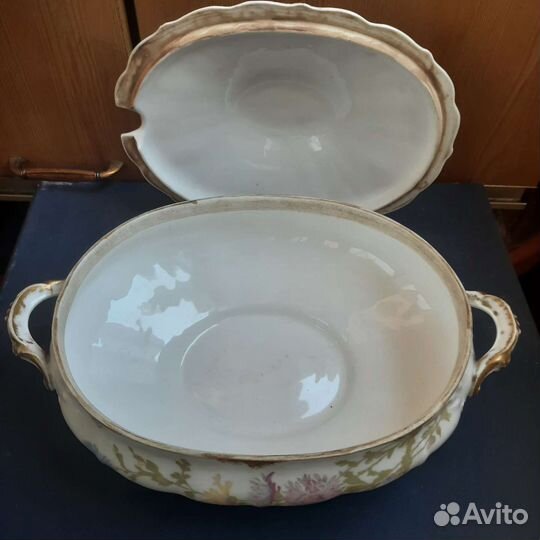 Фарфоровая супница, Франция, Лимож